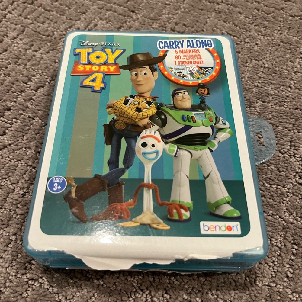 Disney Toy Story 4 Carry Along Plastic Case Activity Set
